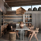 Tardenrose Rattan Pendant Light-Moonnatur