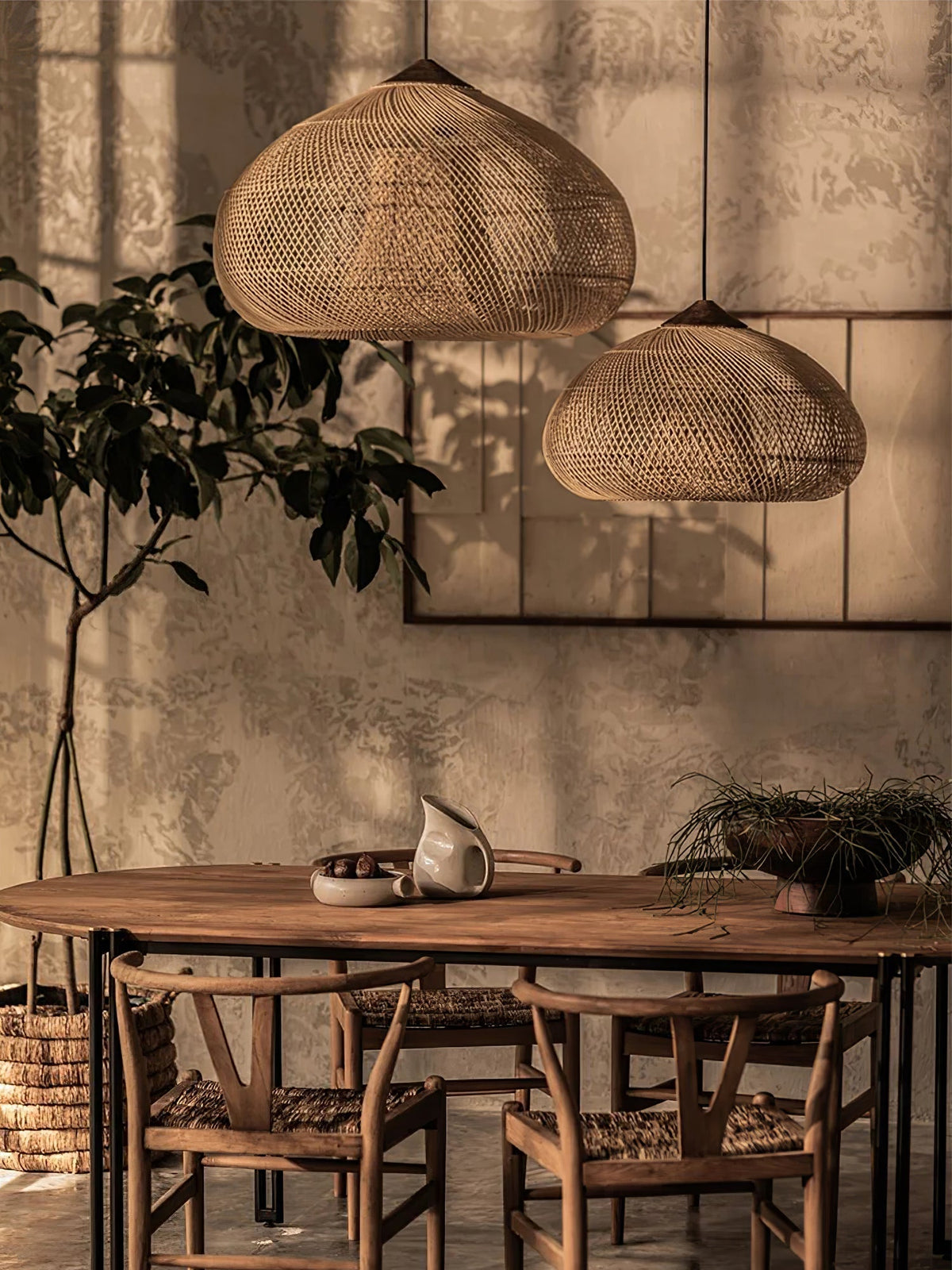 Ostrava Rattan Pendant Lamp-Moonnatur