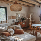 Tardenrose Rattan Pendant Light-Moonnatur