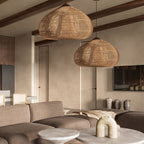 Tardenrose Rattan Pendant Light-Moonnatur