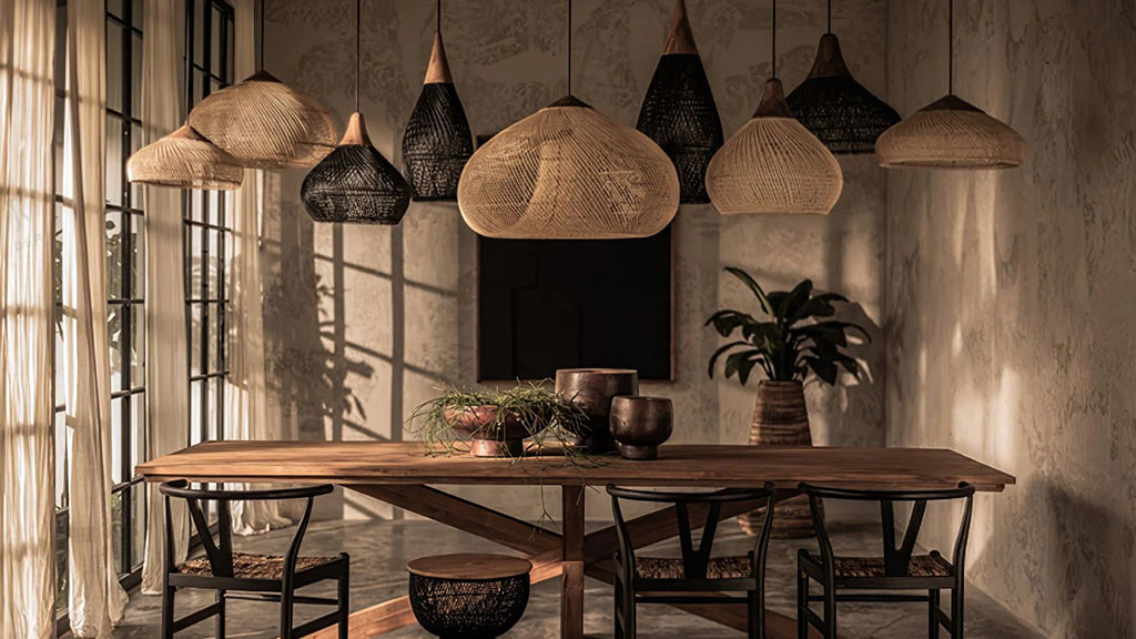 Ostrava Rattan Pendant Lamp-Moonnatur