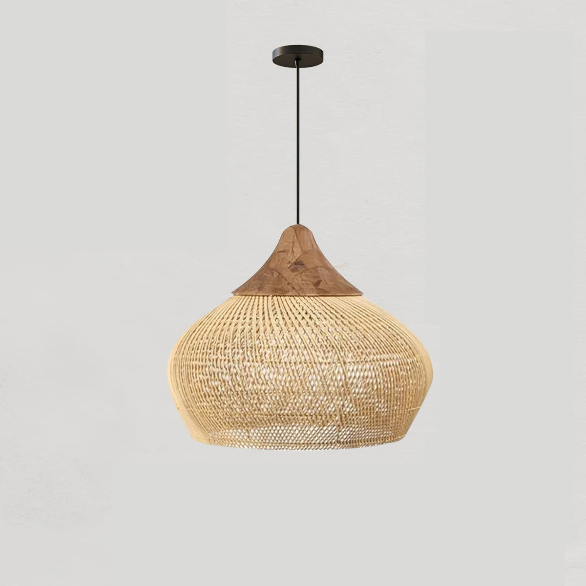 Tardenrose Rattan Pendant Light-Moonnatur