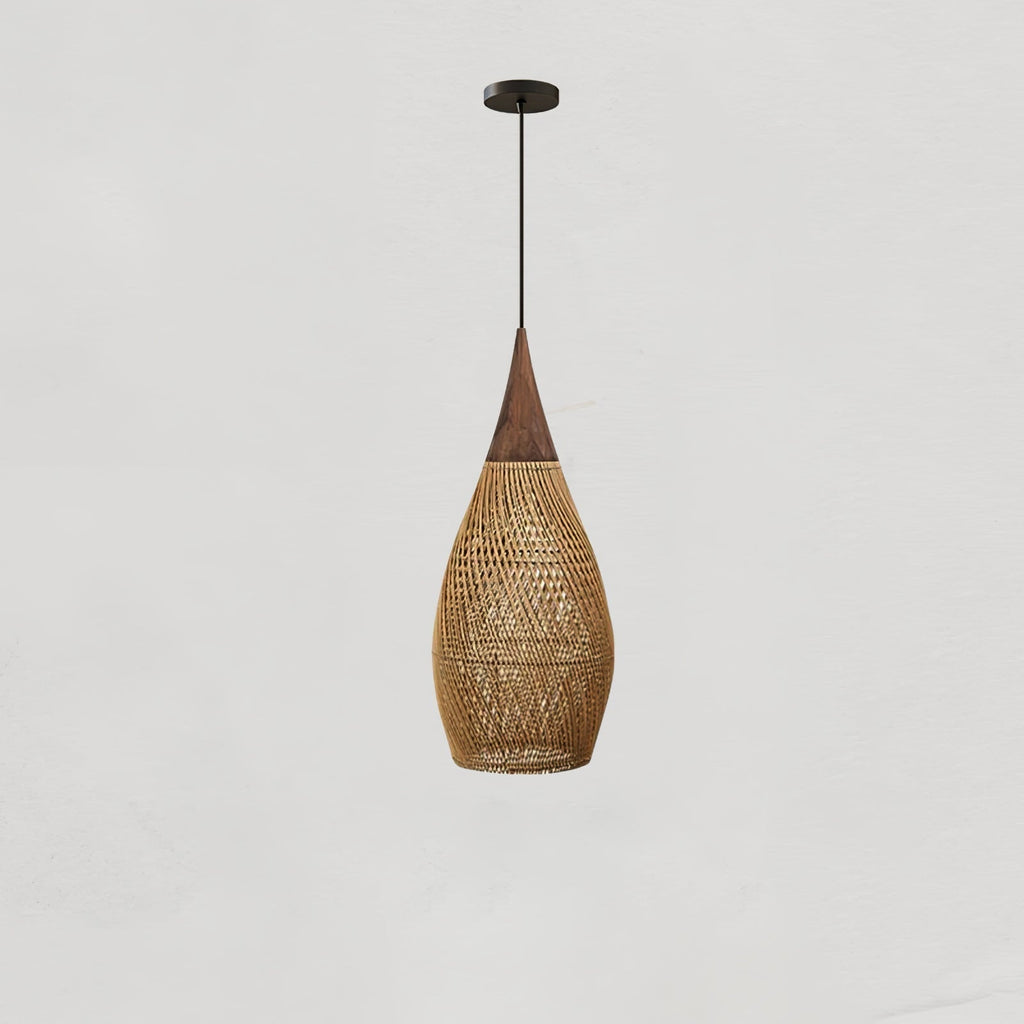 Tardenrose Rattan Pendant Light-Moonnatur