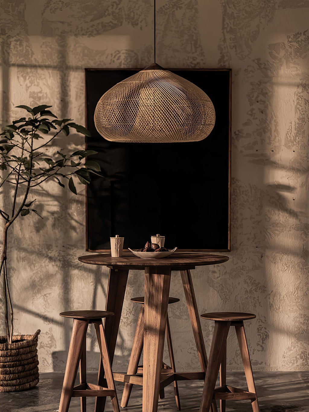 Ostrava Rattan Pendant Lamp-Moonnatur