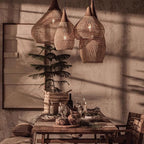 Tardenrose Rattan Pendant Light-Moonnatur