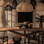 Tardenrose Rattan Pendant Light-Moonnatur
