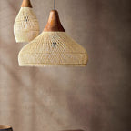 Tardenrose Rattan Pendant Light-Moonnatur