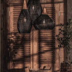 Tardenrose Rattan Pendant Light-Moonnatur