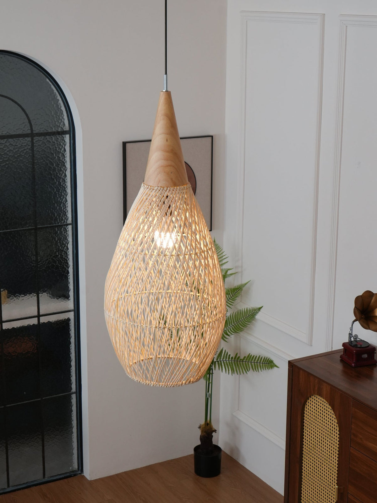 Ostrava Rattan Pendant Lamp-Moonnatur