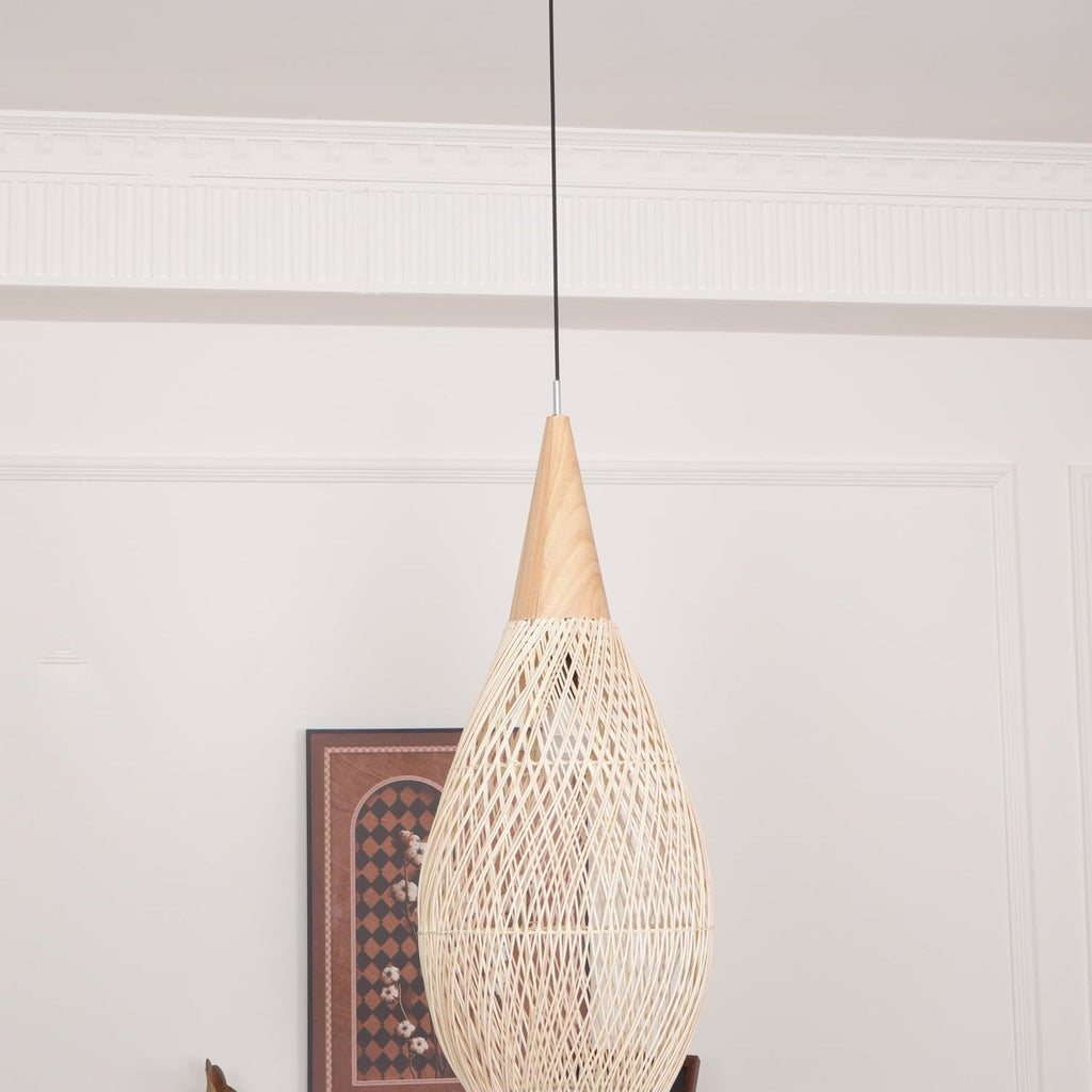 Tardenrose Rattan Pendant Light-Moonnatur