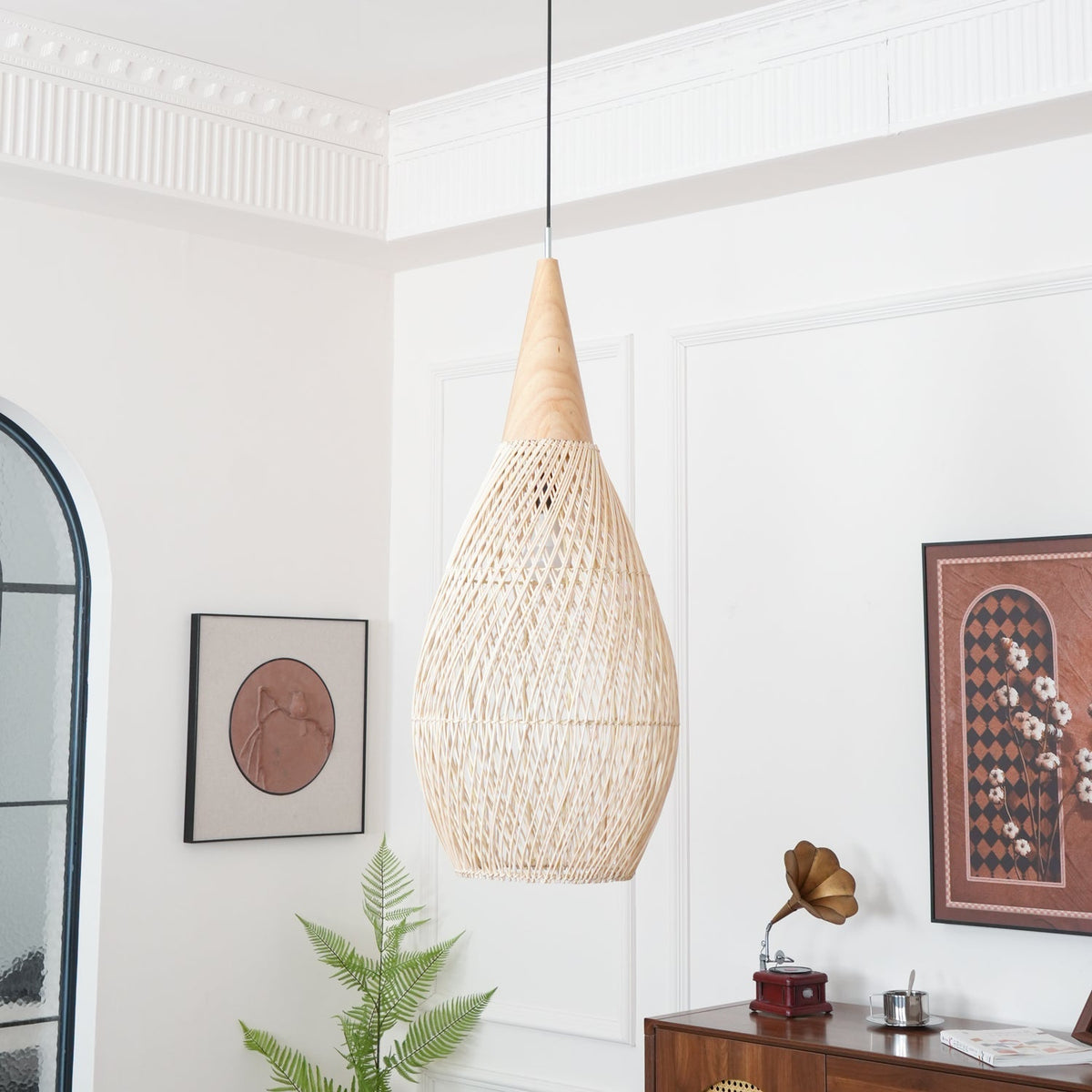 Ostrava Rattan Pendant Lamp-Moonnatur