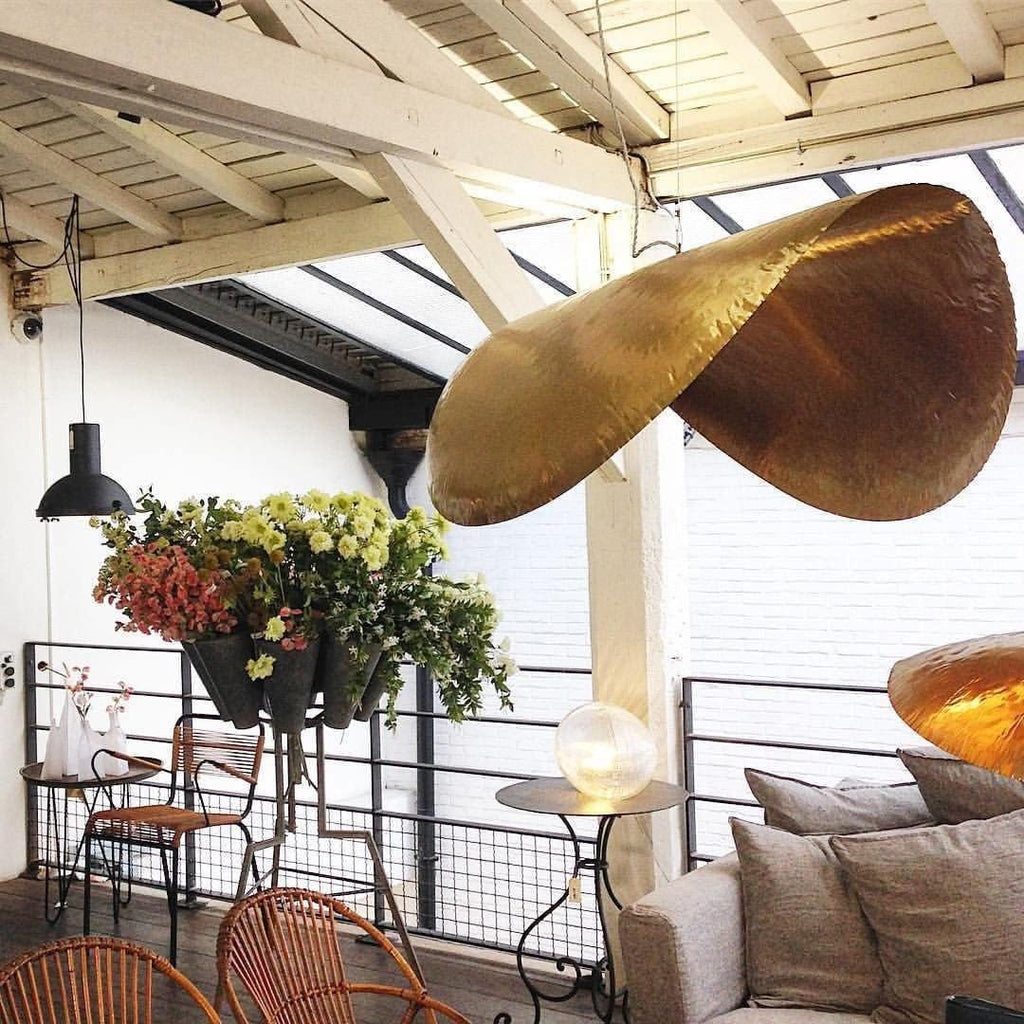Karnelle Brass Pendant Light-Moonnatur