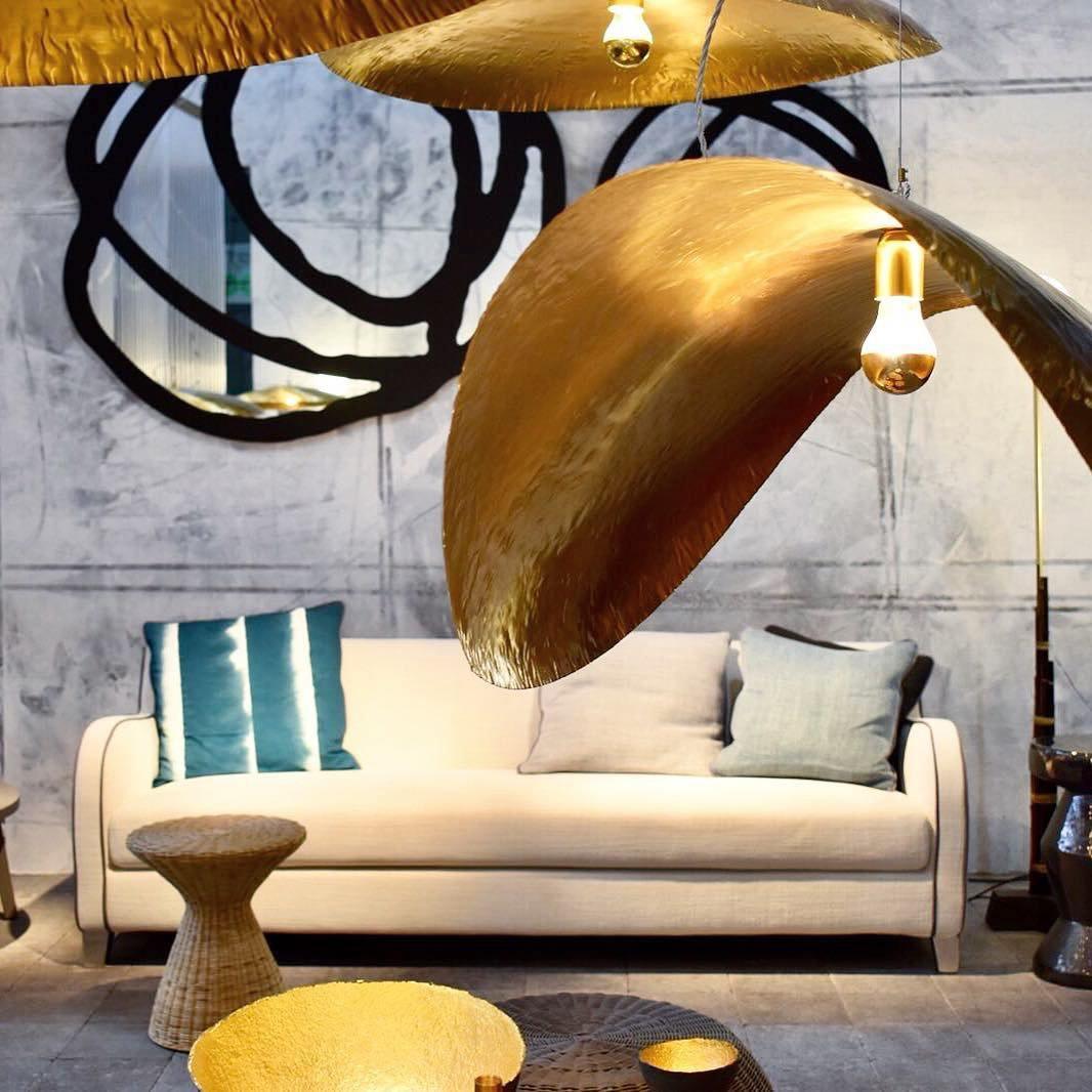 Karnelle Brass Pendant Light-Moonnatur