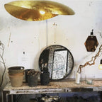 Karnelle Brass Pendant Light-Moonnatur