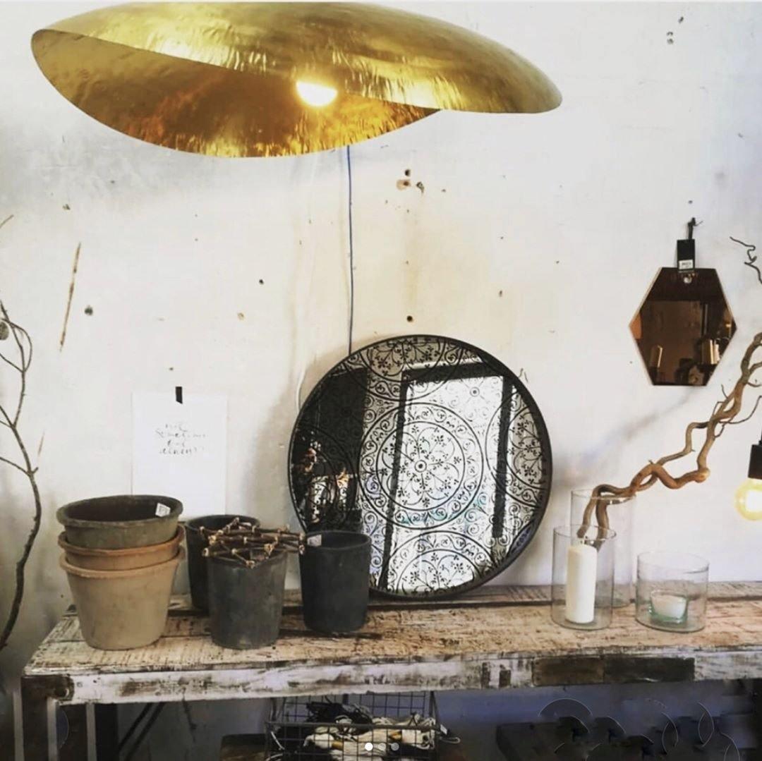 Karnelle Brass Pendant Light-Moonnatur