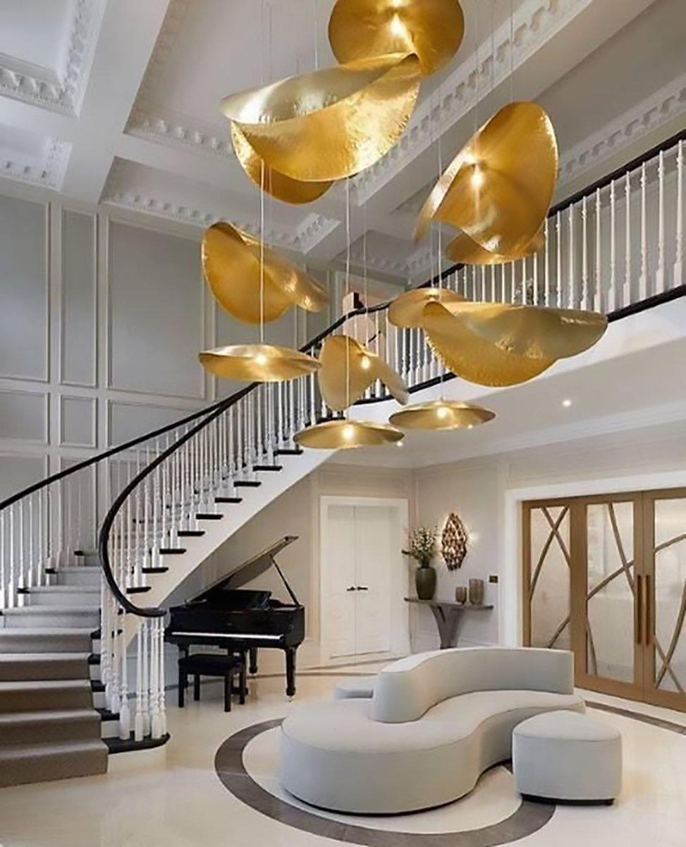 Karnelle Brass Pendant Light-Moonnatur
