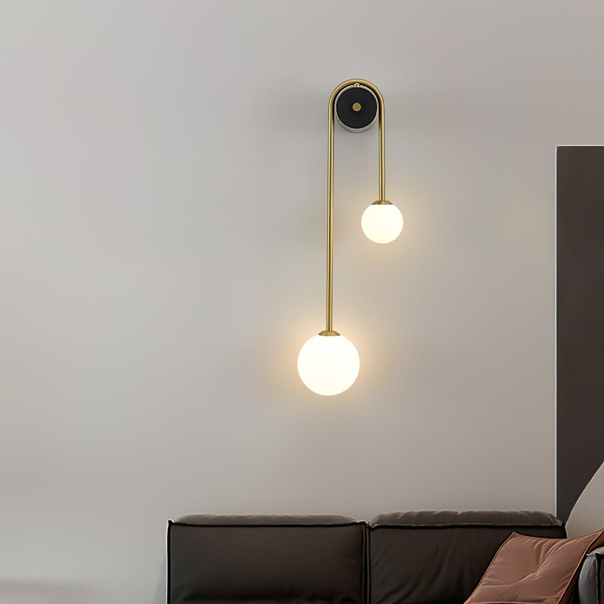 Mardenelyn Glass Wall Light-Moonnatur