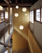 Zevella Glass Pendant Lamp-Moonnatur