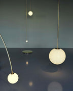 Zevella Glass Pendant Lamp-Moonnatur