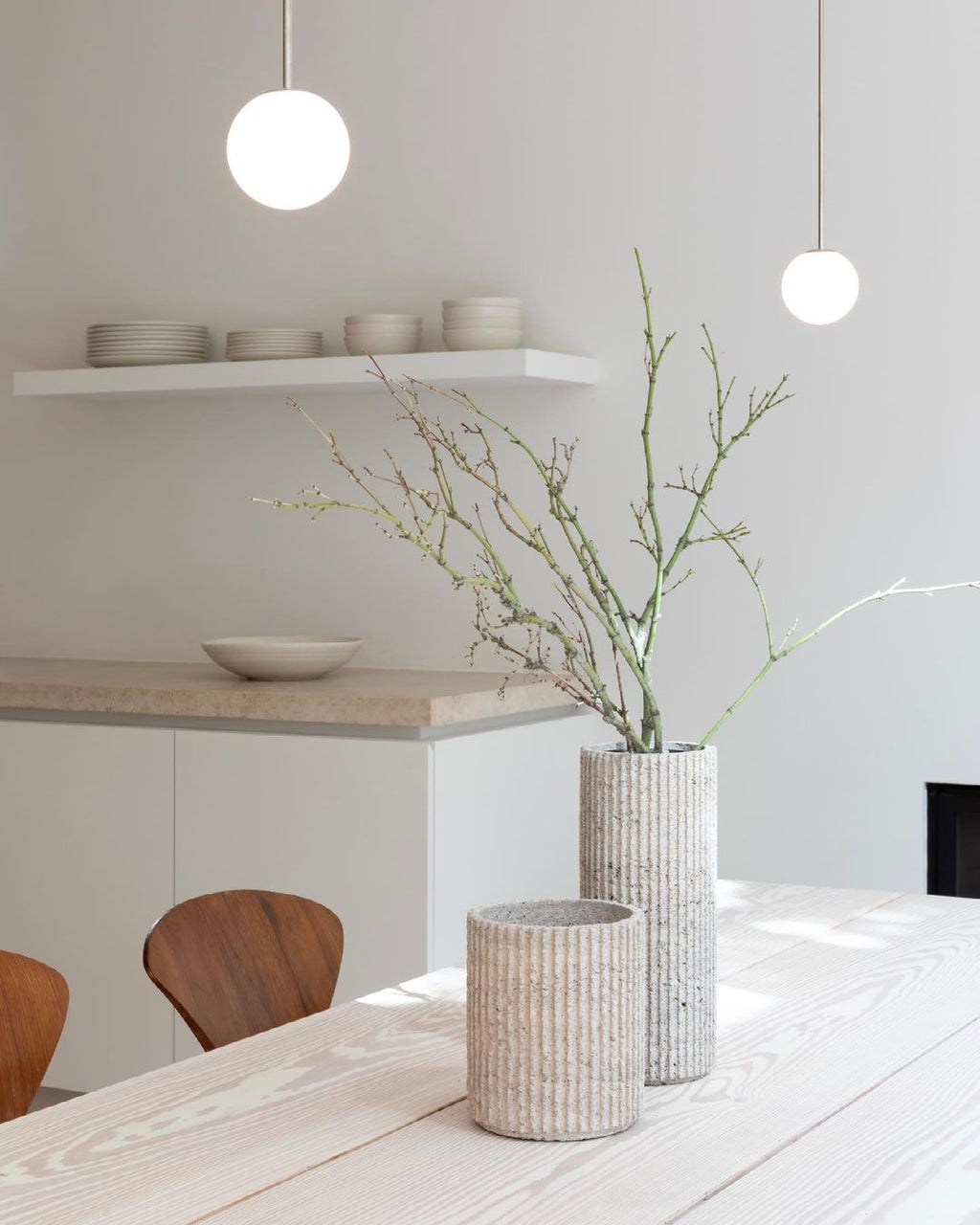 Zevella Glass Pendant Lamp-Moonnatur