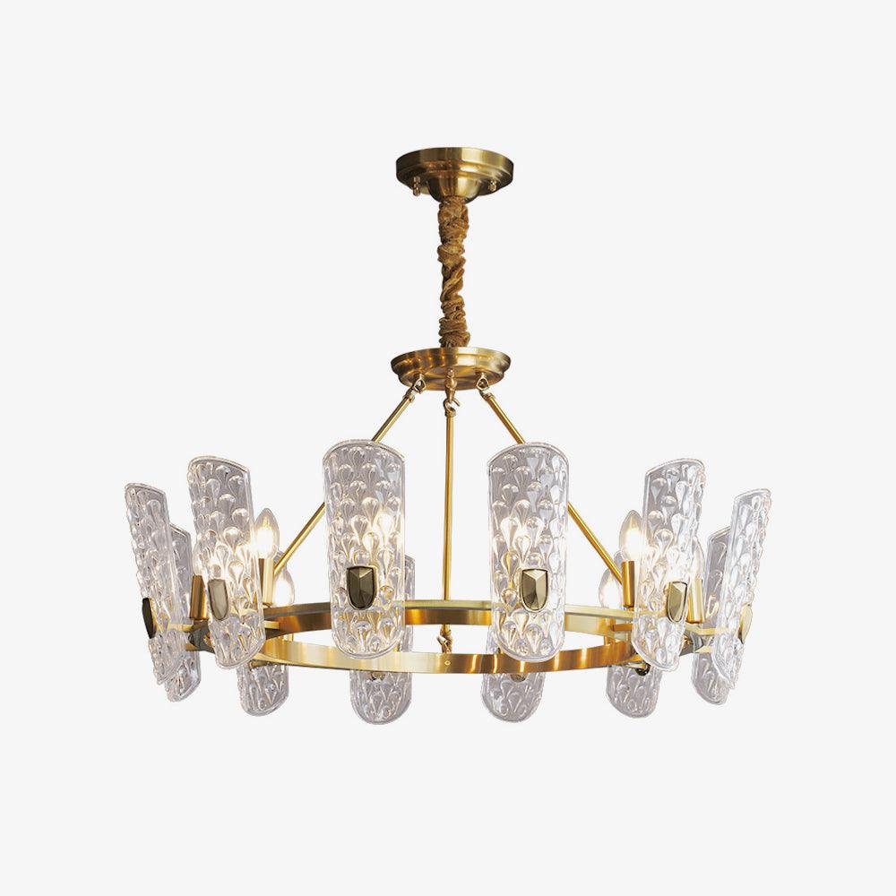 Kiranera Glass Chandelier-Moonnatur