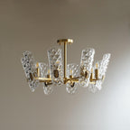 Kiranera Glass Chandelier-Moonnatur