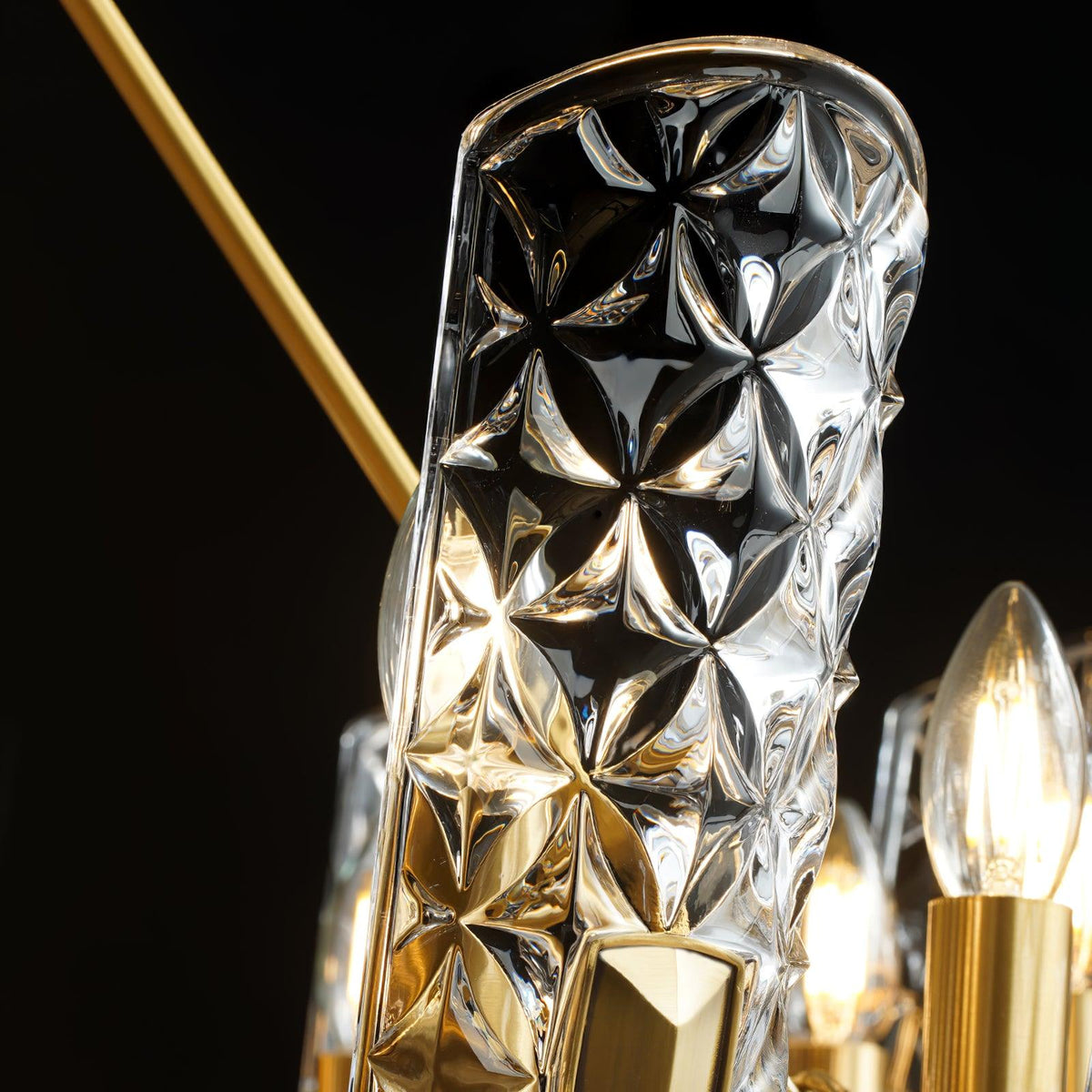 Kiranera Glass Chandelier-Moonnatur