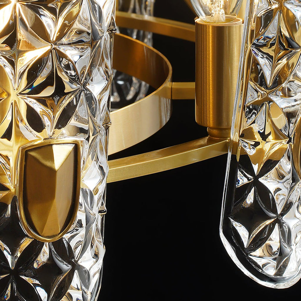 Kiranera Glass Chandelier-Moonnatur