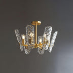 Kiranera Glass Chandelier-Moonnatur