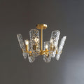 Kiranera Glass Chandelier-Moonnatur