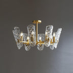 Kiranera Glass Chandelier-Moonnatur