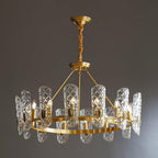 Kiranera Glass Chandelier-Moonnatur