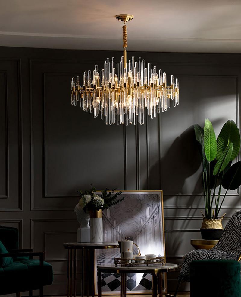 Bellarose Crystal Chandelier-Moonnatur