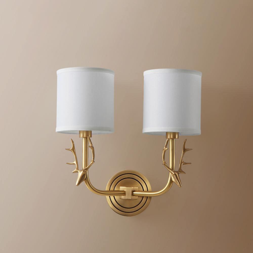 Jarlisse Brass Wall Light-Moonnatur