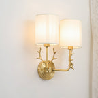 Jarlisse Brass Wall Light-Moonnatur