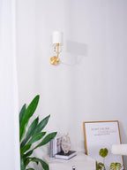 Jarlisse Brass Wall Light-Moonnatur
