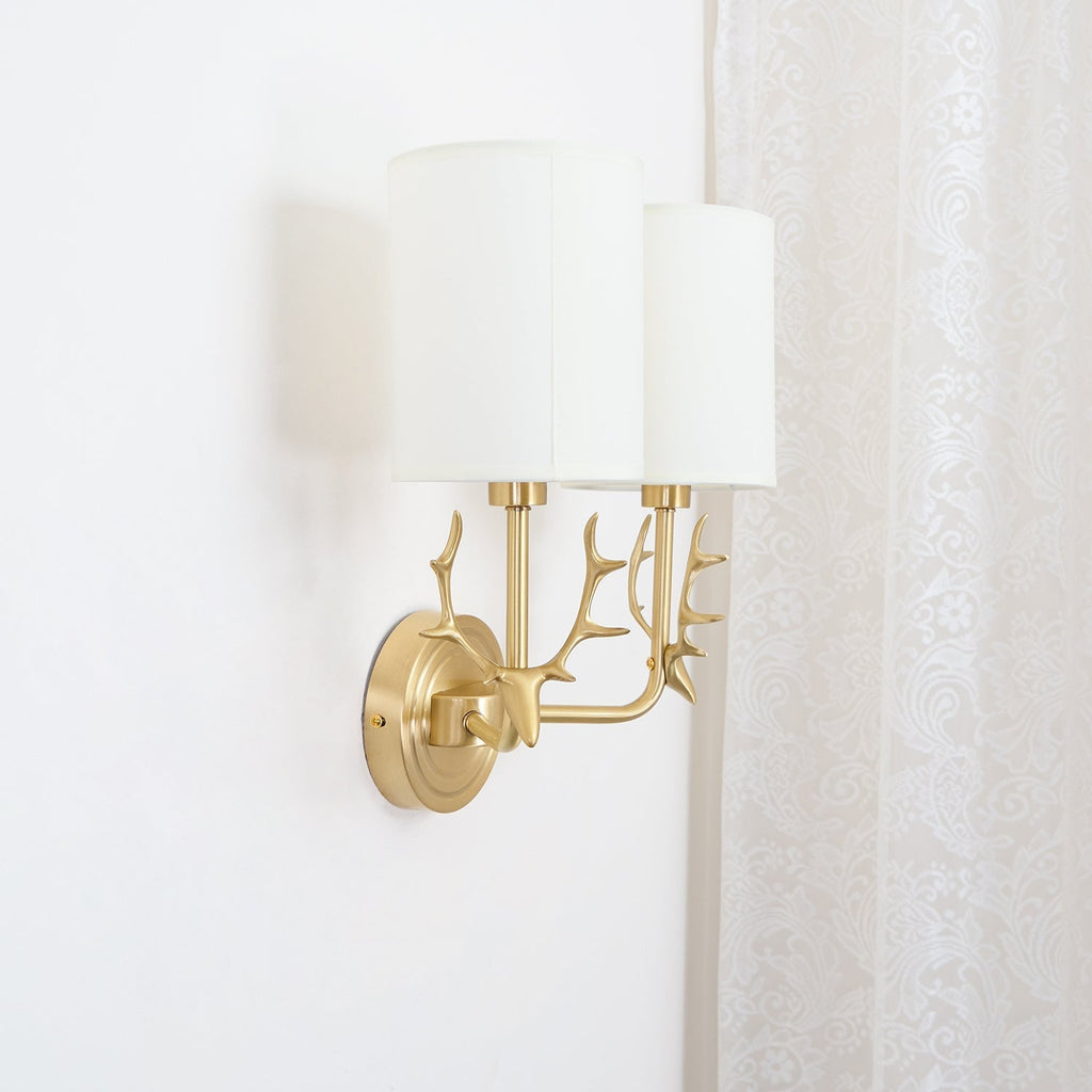 Jarlisse Brass Wall Light-Moonnatur