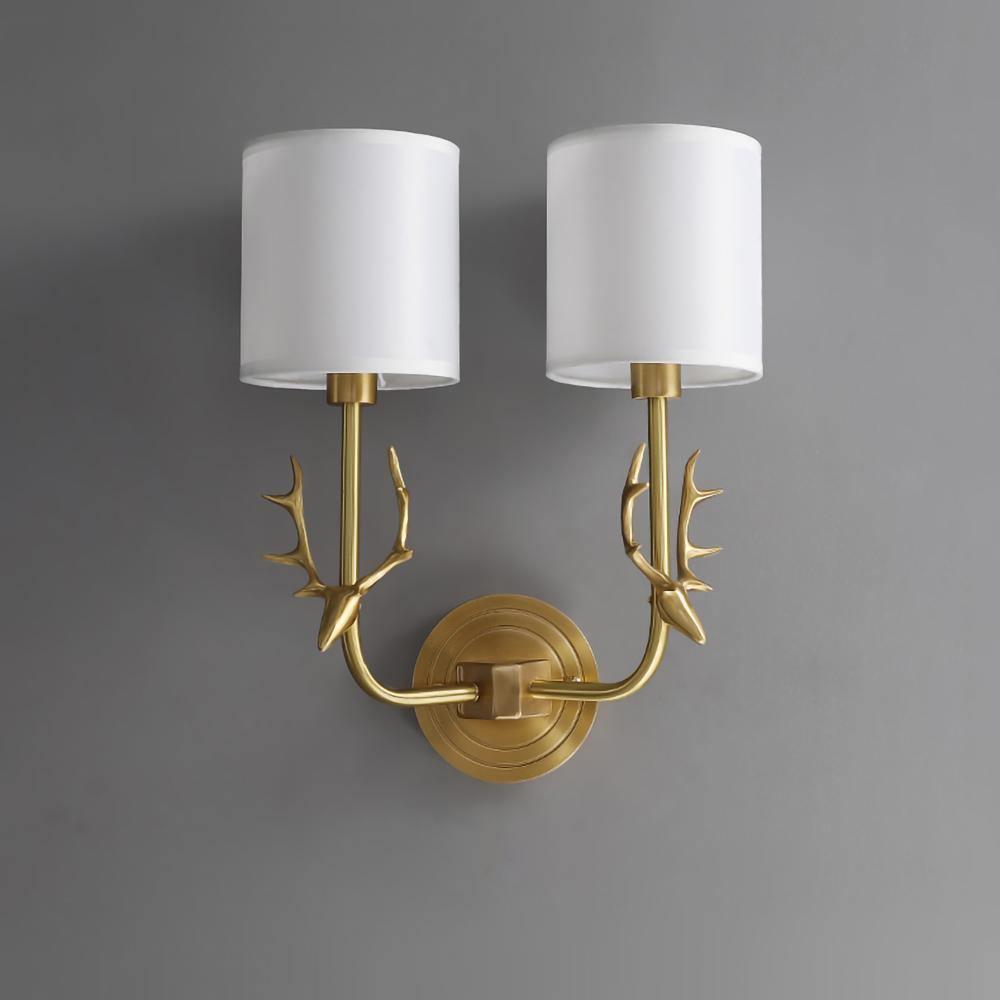 Jarlisse Brass Wall Light-Moonnatur