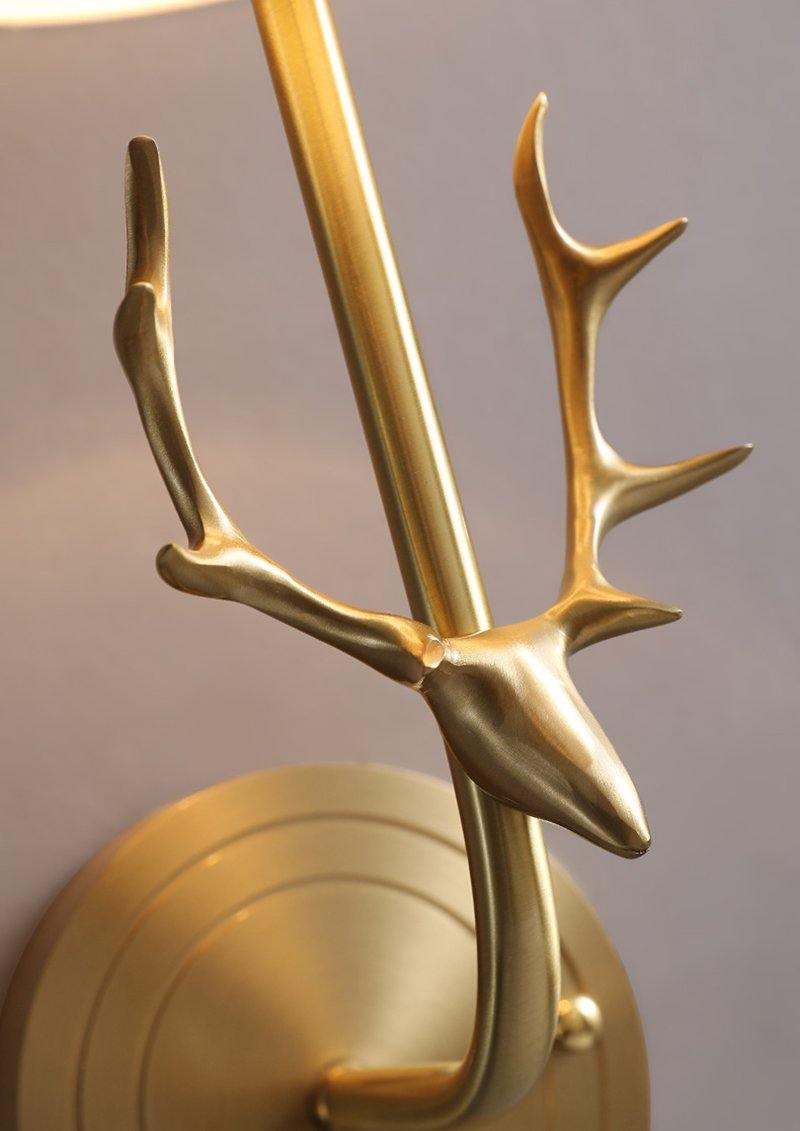Jarlisse Brass Wall Light-Moonnatur
