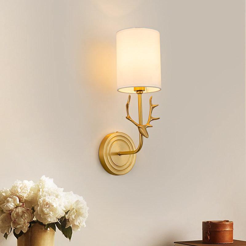 Jarlisse Brass Wall Light-Moonnatur