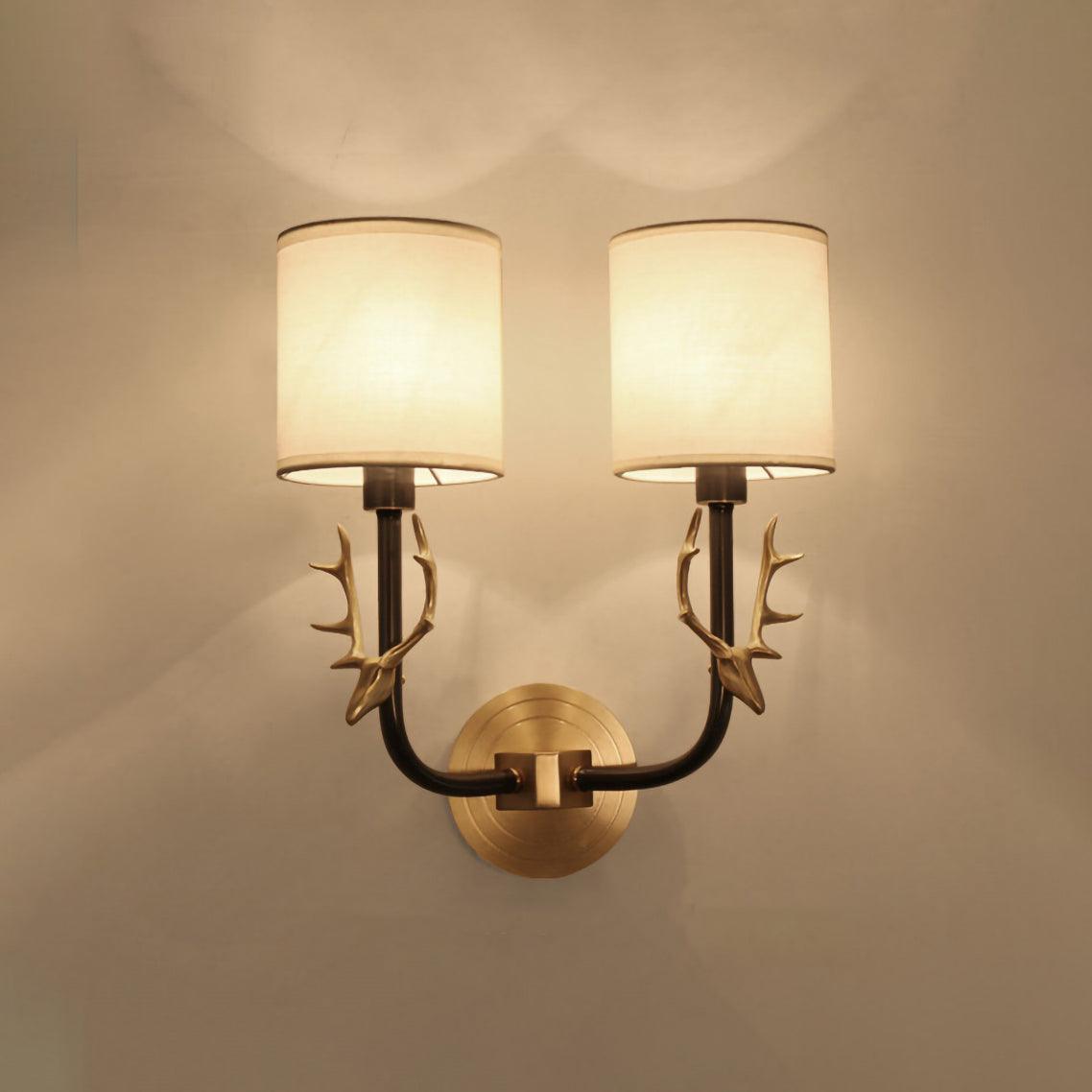 Jarlisse Brass Wall Light-Moonnatur