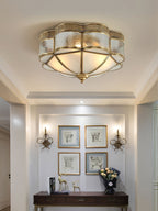 Ilyndra Glass Ceiling Light-Moonnatur