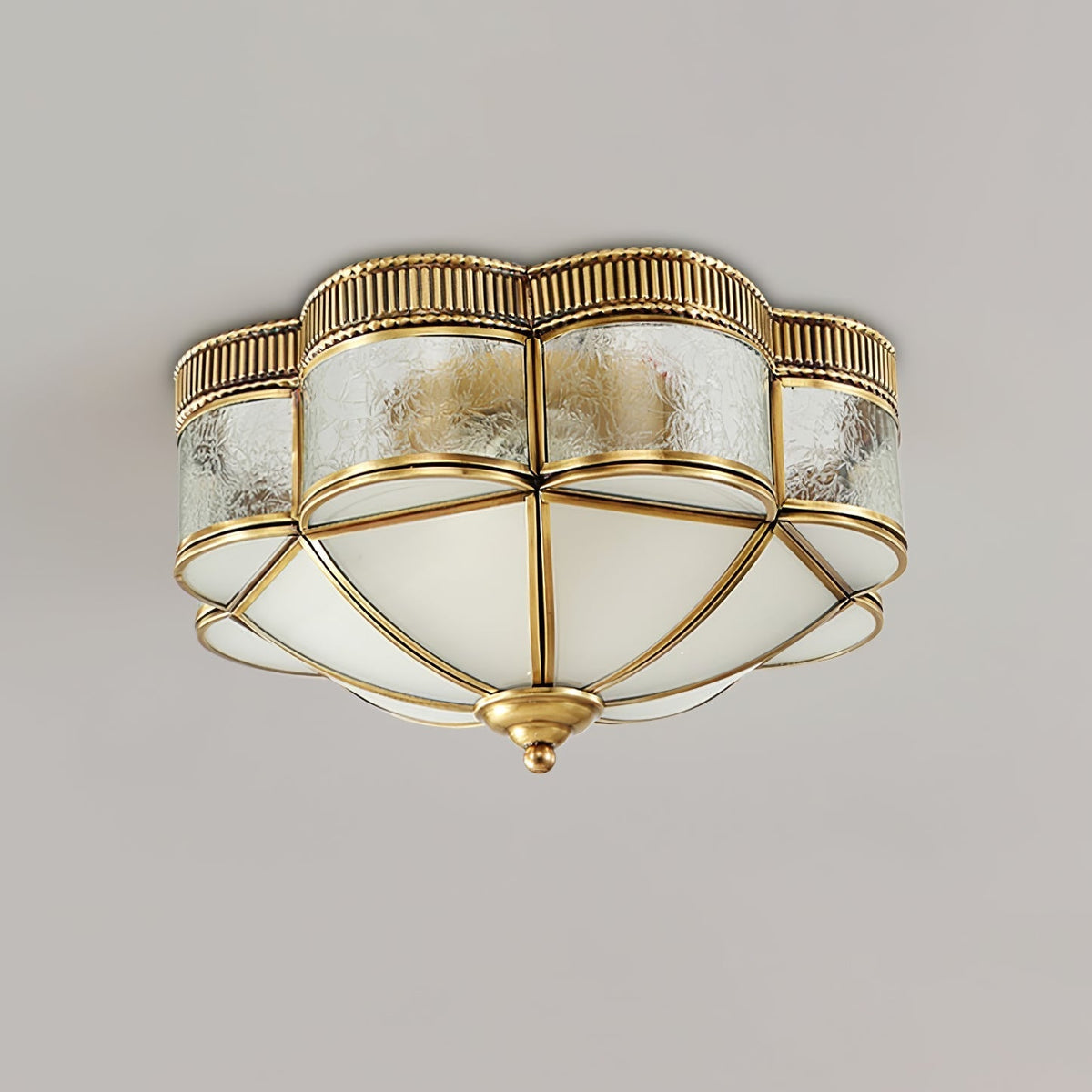 Ilyndra Glass Ceiling Light-Moonnatur