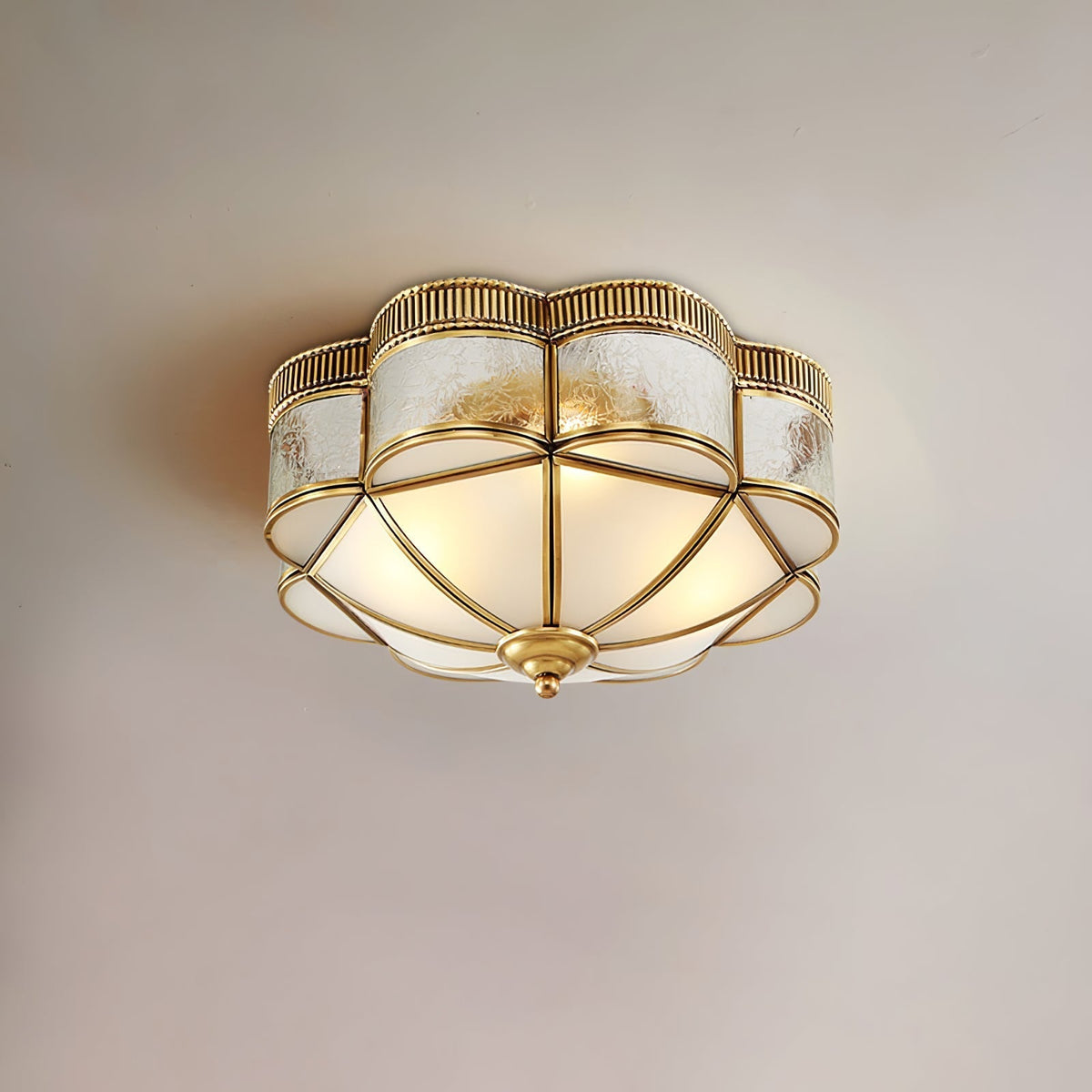 Ilyndra Glass Ceiling Light-Moonnatur
