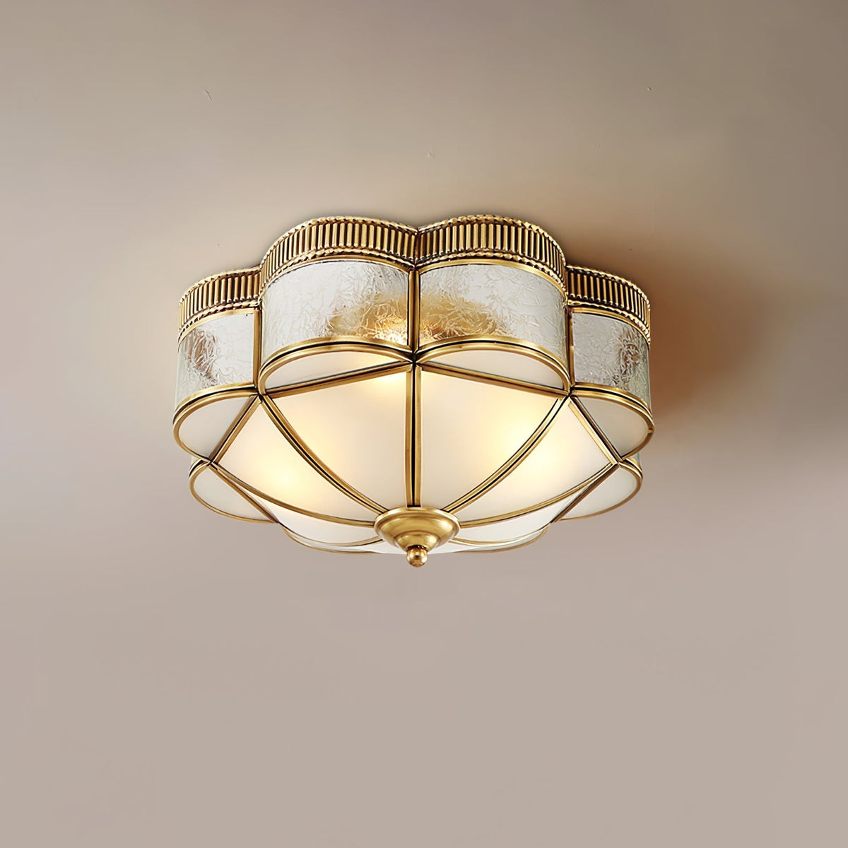 Ilyndra Glass Ceiling Light-Moonnatur