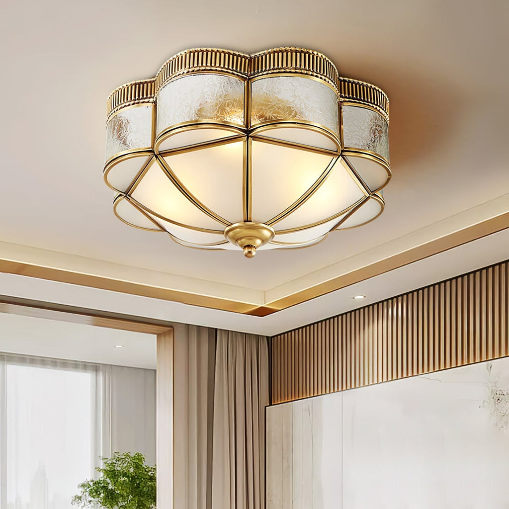 Ilyndra Glass Ceiling Light-Moonnatur