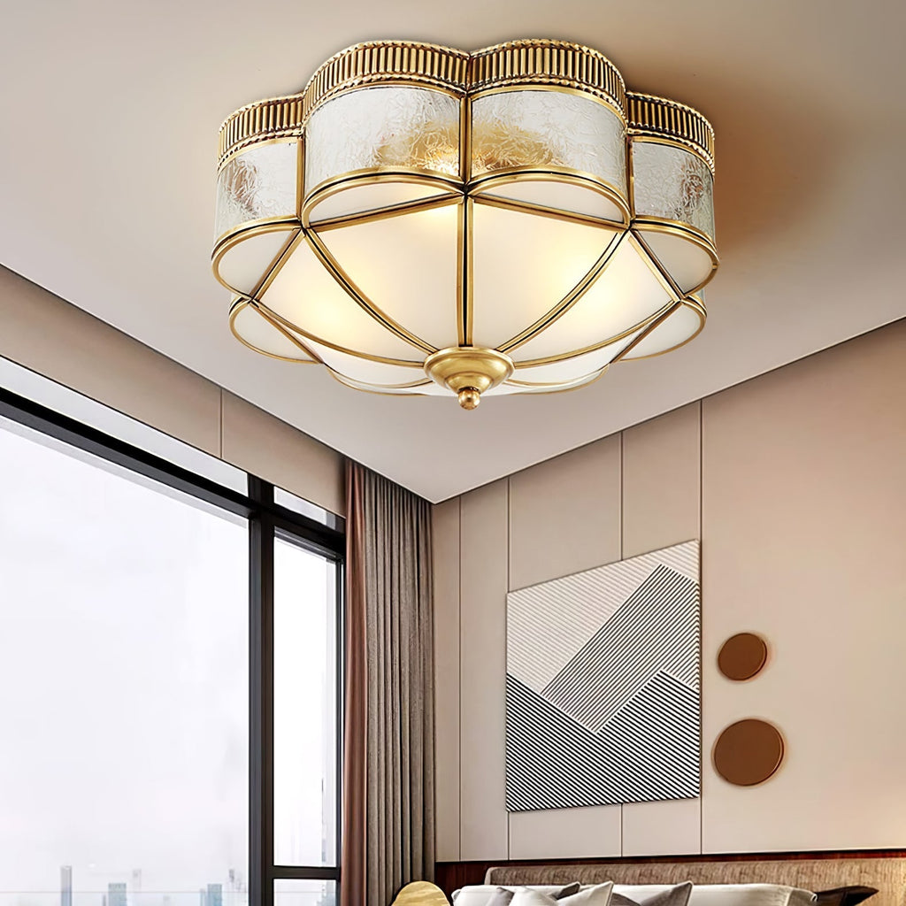 Ilyndra Glass Ceiling Light-Moonnatur