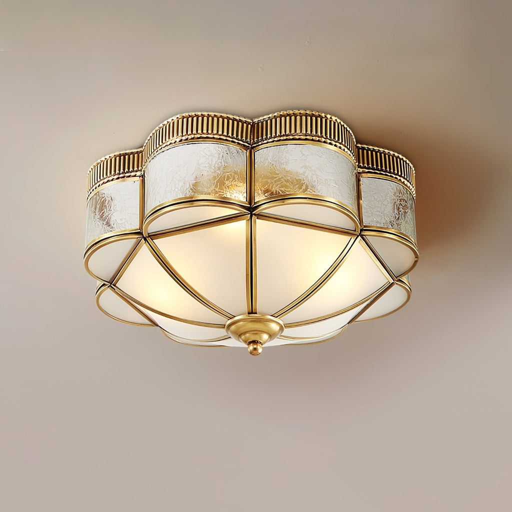 Ilyndra Glass Ceiling Light-Moonnatur