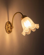 Veldenaria Glass Wall Light-Moonnatur