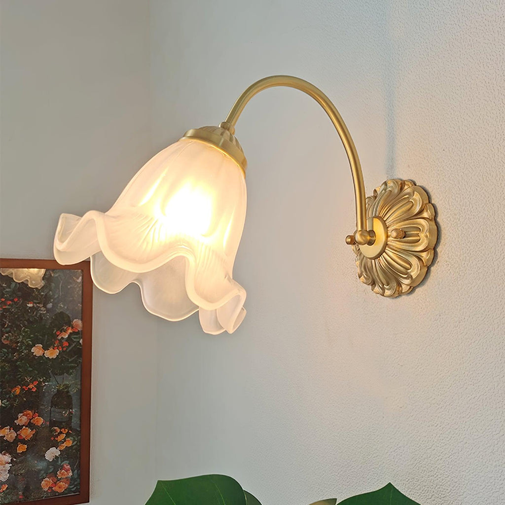 Veldenaria Glass Wall Light-Moonnatur